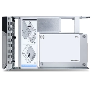 3.84TB SSD SATA Read Intensive 6Gbps 512e 2.5in with 3.5in HYB CARR Internal Bay