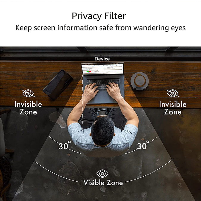 3M™ Privacy Filter 13.3" Full Screen Laptop with COMPLY™ Attach