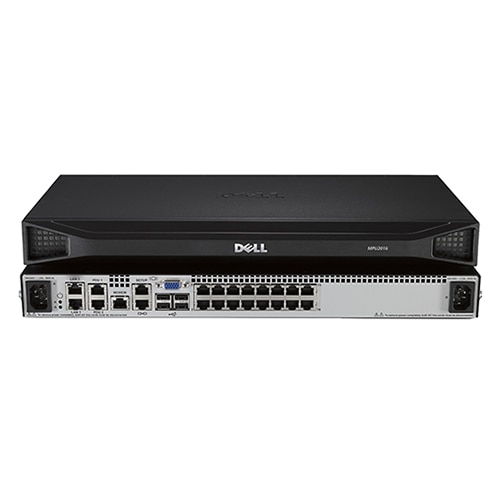 16-port Dell Digital DMPU2016 - KVM switch - Managed - 16 x KVM port(s) - 1 local user - 2 IP users - rack-mountable