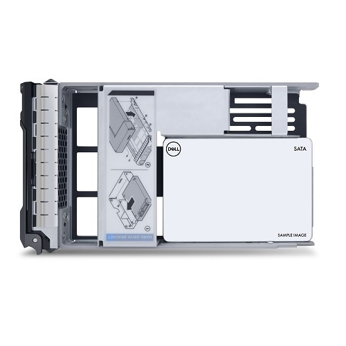 960GB SSD SATA Read Intensive 6Gbps 512e 2.5in with 3.5in Hybrid Carrier, S4520